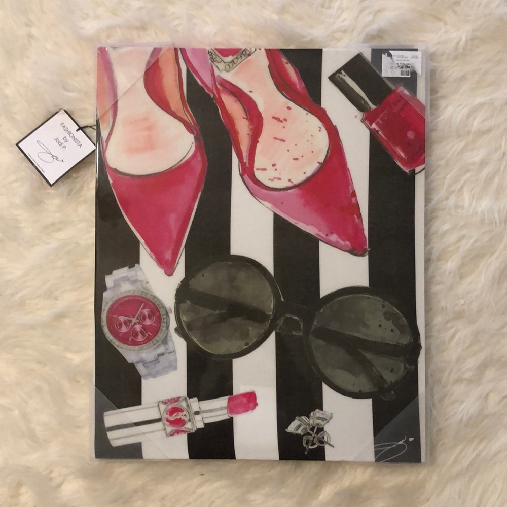 Canvas Fashion Art Frame by Jodi P.